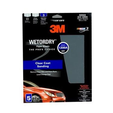 3M 3M 32022 Sandpaper; 9 X 11 In.; 1200 Grit T55-32022